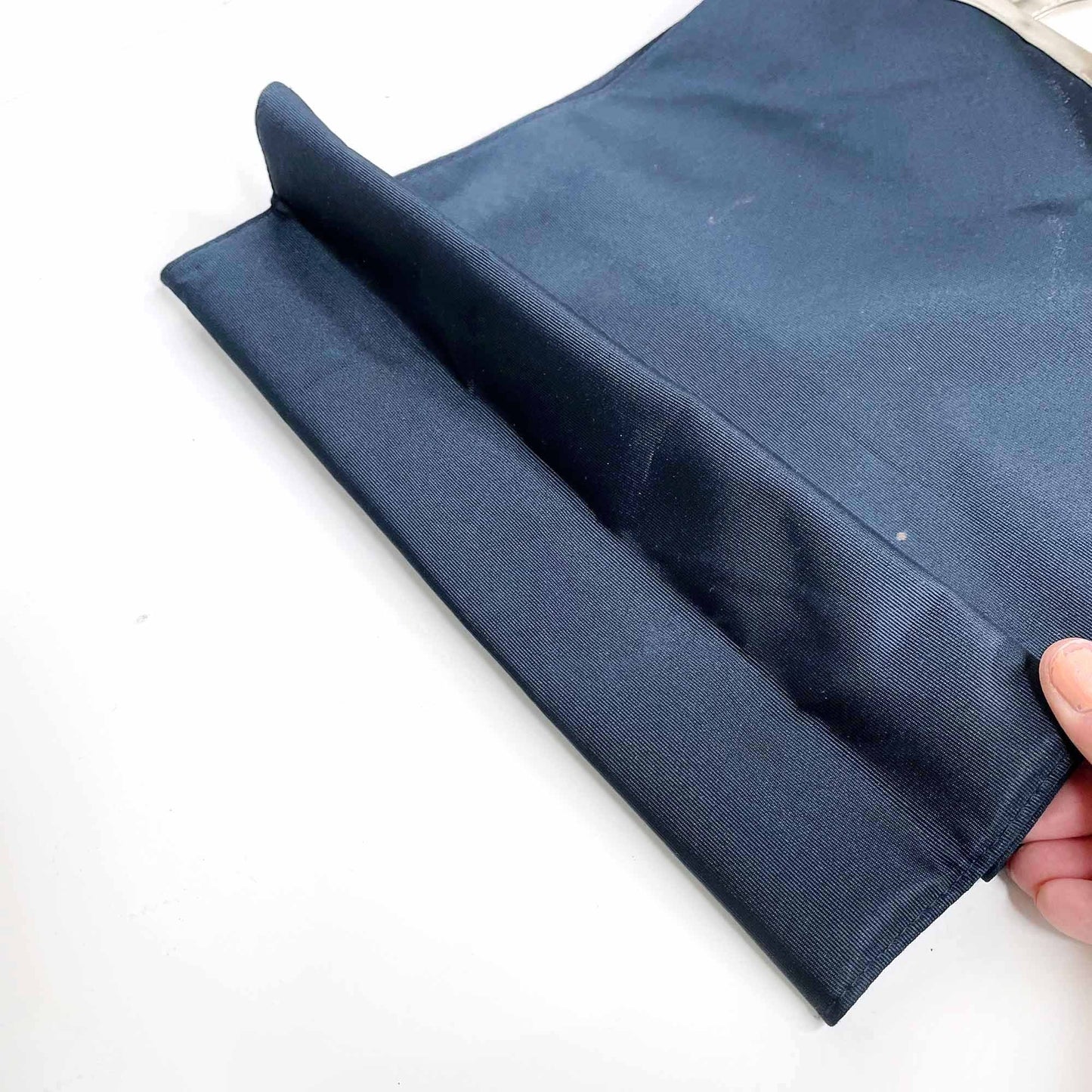 oscar de la renta vinyl tote with gold faux leather trim