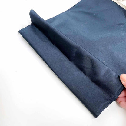 oscar de la renta vinyl tote with gold faux leather trim