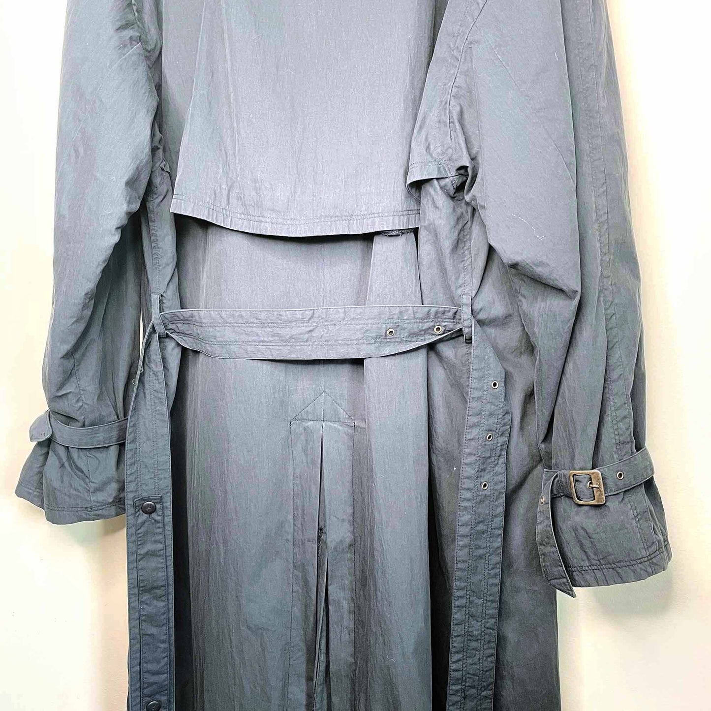 Vintage Oscar de la Renta runway belted trench coat - size XL