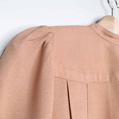 RARE Vintage Ossie Clark 70's moss crepe wrap gown - size 34