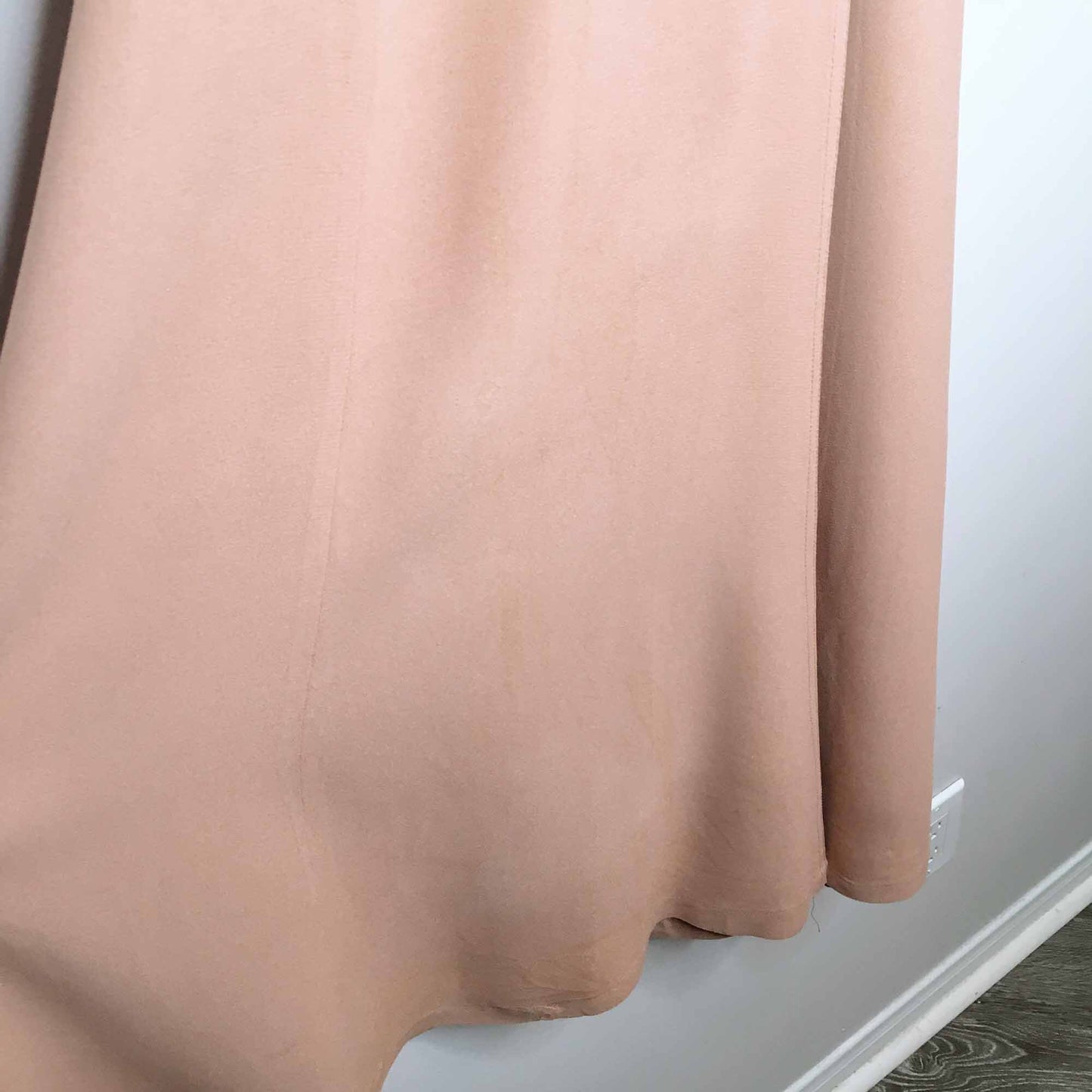 RARE Vintage Ossie Clark 70's moss crepe wrap gown - size 34