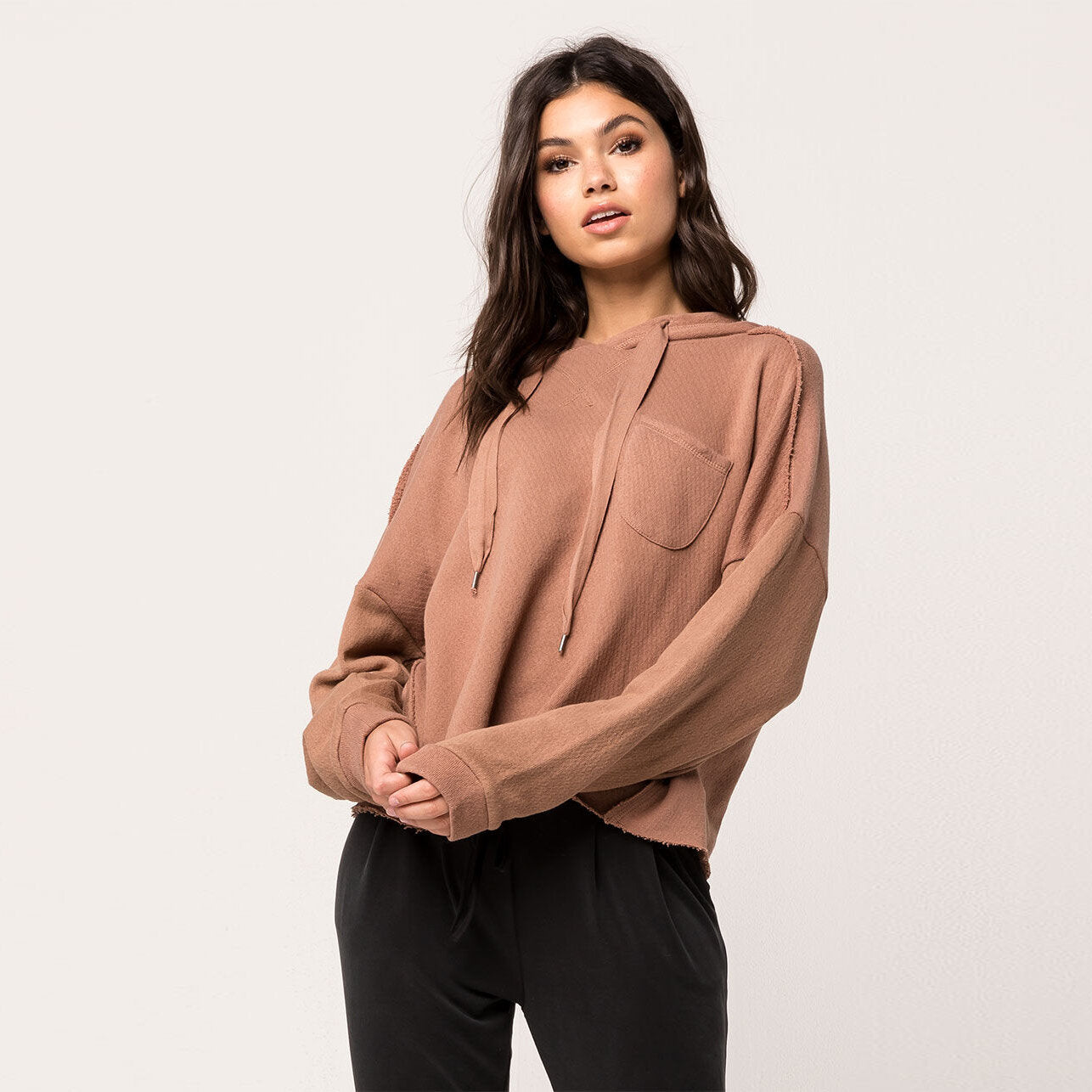 Others Follow work it blush pink sweatshirt - size Large