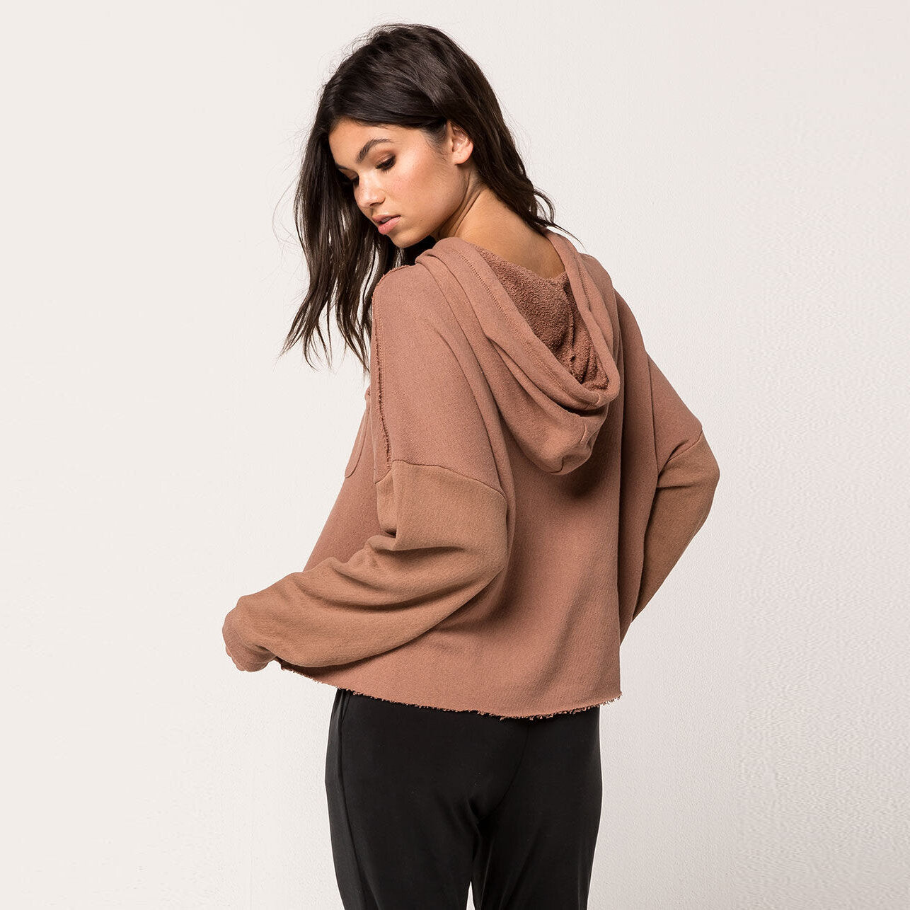 Others Follow work it blush pink sweatshirt - size Large