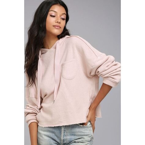Others Follow work it blush pink sweatshirt - size Large
