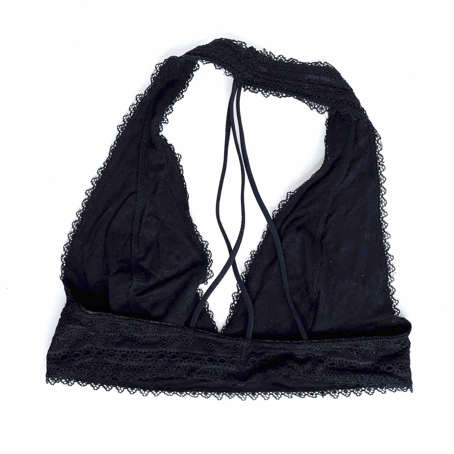 UO out from under lace halter bralette - size medium