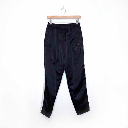 ovo october's very own satin tearaway track pants - size medium