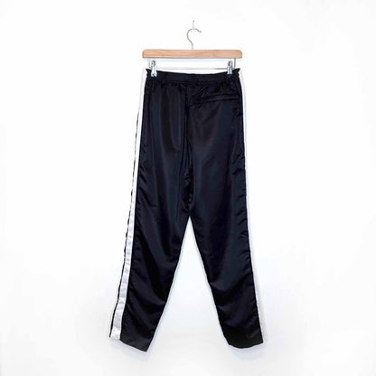 ovo october's very own satin tearaway track pants - size medium