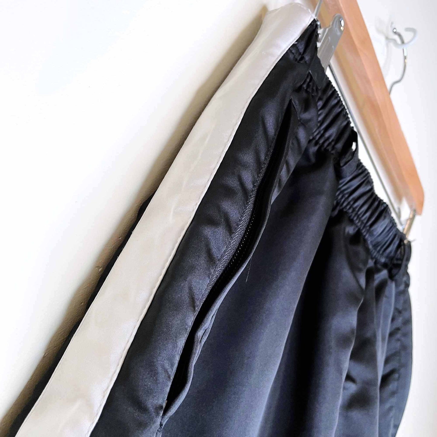 ovo october's very own satin tearaway track pants - size medium