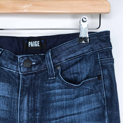PAIGE Hoxton high rise ankle raw hem - size 27