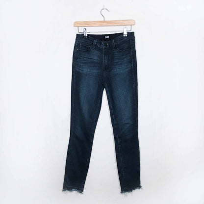 PAIGE Hoxton high rise ankle raw hem - size 27