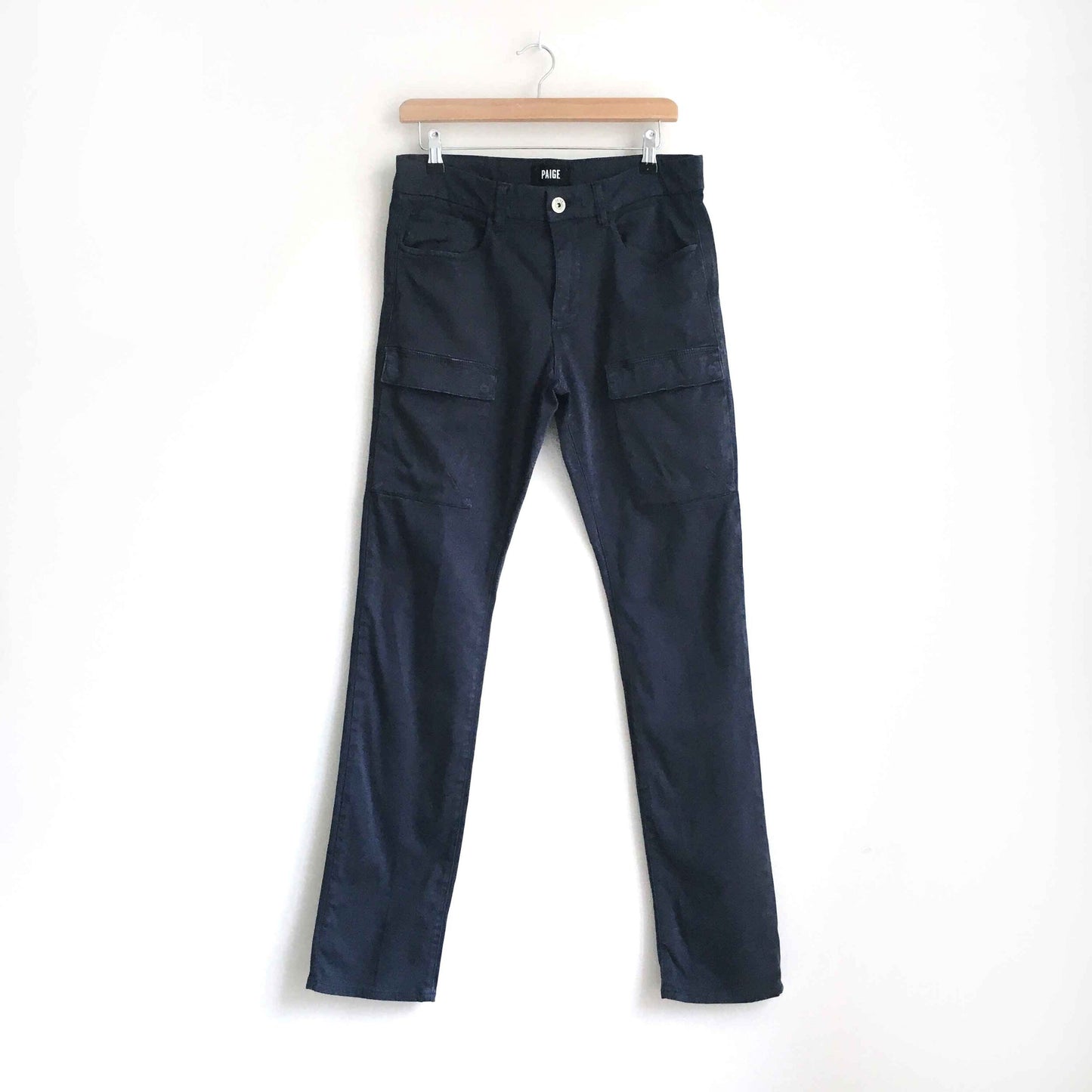 PAIGE cargo skinny zip pants - size 31