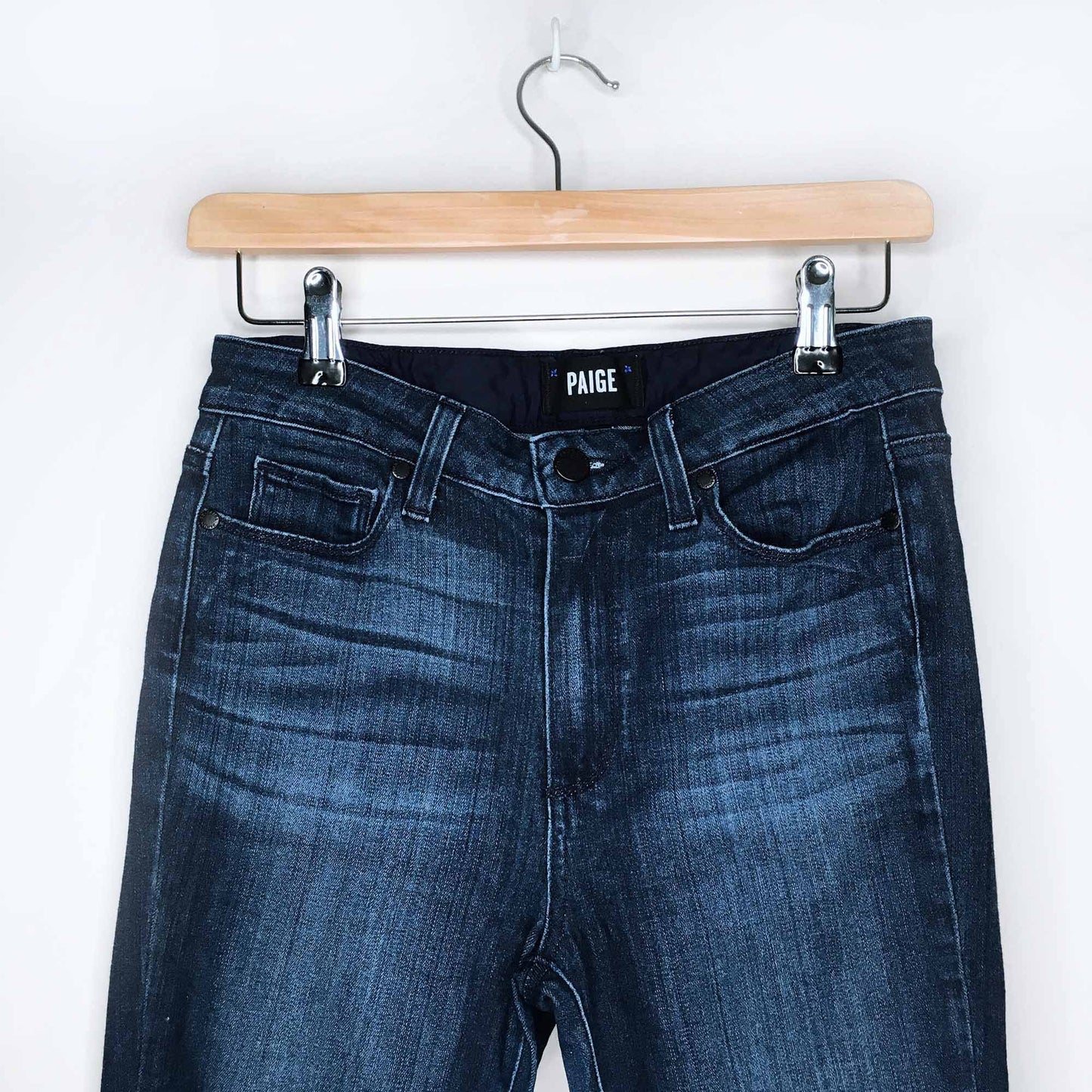 PAIGE Hoxton high rise ankle raw hem - size 27