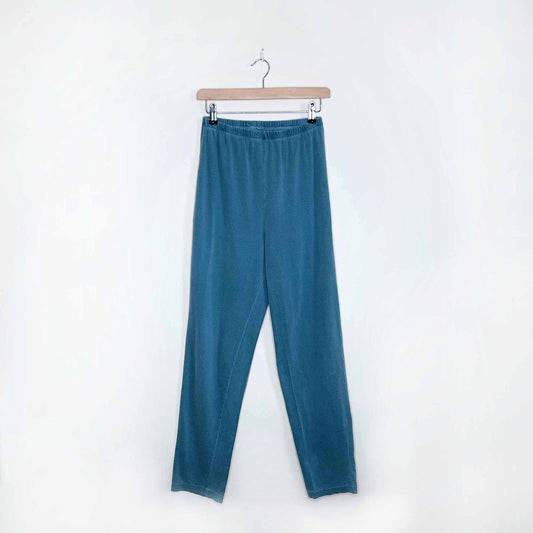 vintage locker shop high rise cottagecore slim beach sweatpant - size large