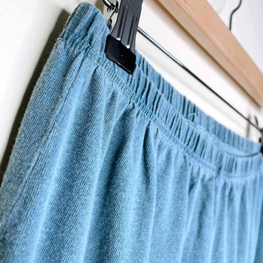 vintage locker shop high rise cottagecore slim beach sweatpant - size large