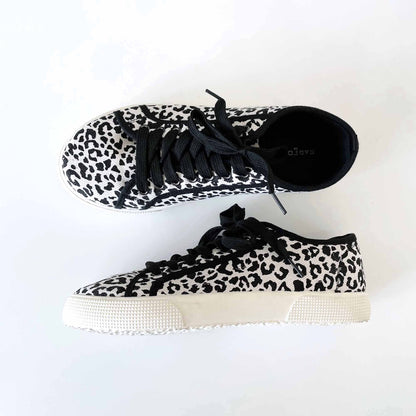 Parfois animal print canvas trainers - size 39