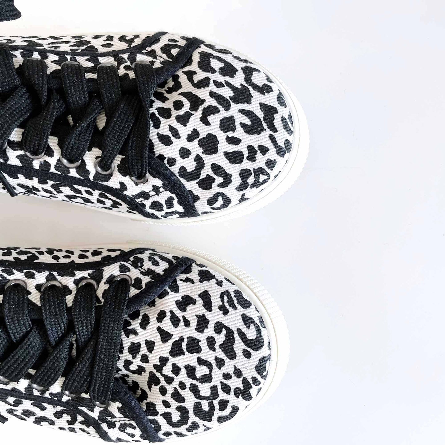 Parfois animal print canvas trainers - size 39