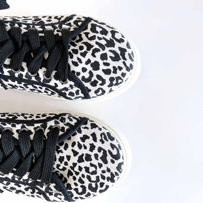 Parfois animal print canvas trainers - size 39