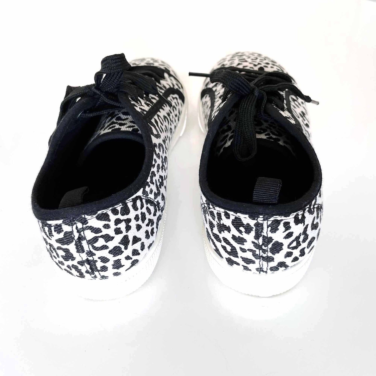 Parfois animal print canvas trainers - size 39