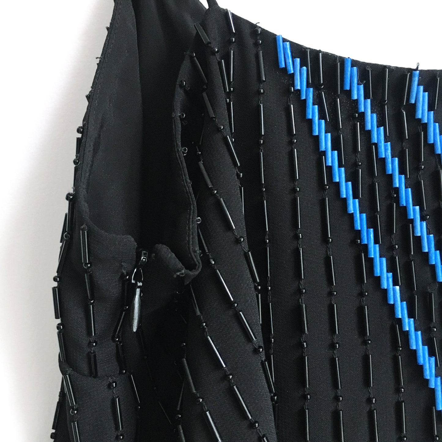 Parker beaded chevron silk tank - size Medium