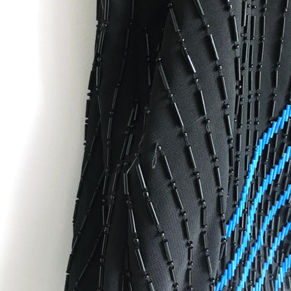 Parker beaded chevron silk tank - size Medium