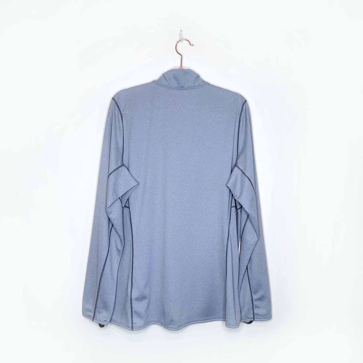 patagonia polartec capilene midweight 1/4 zip neck top - size xl