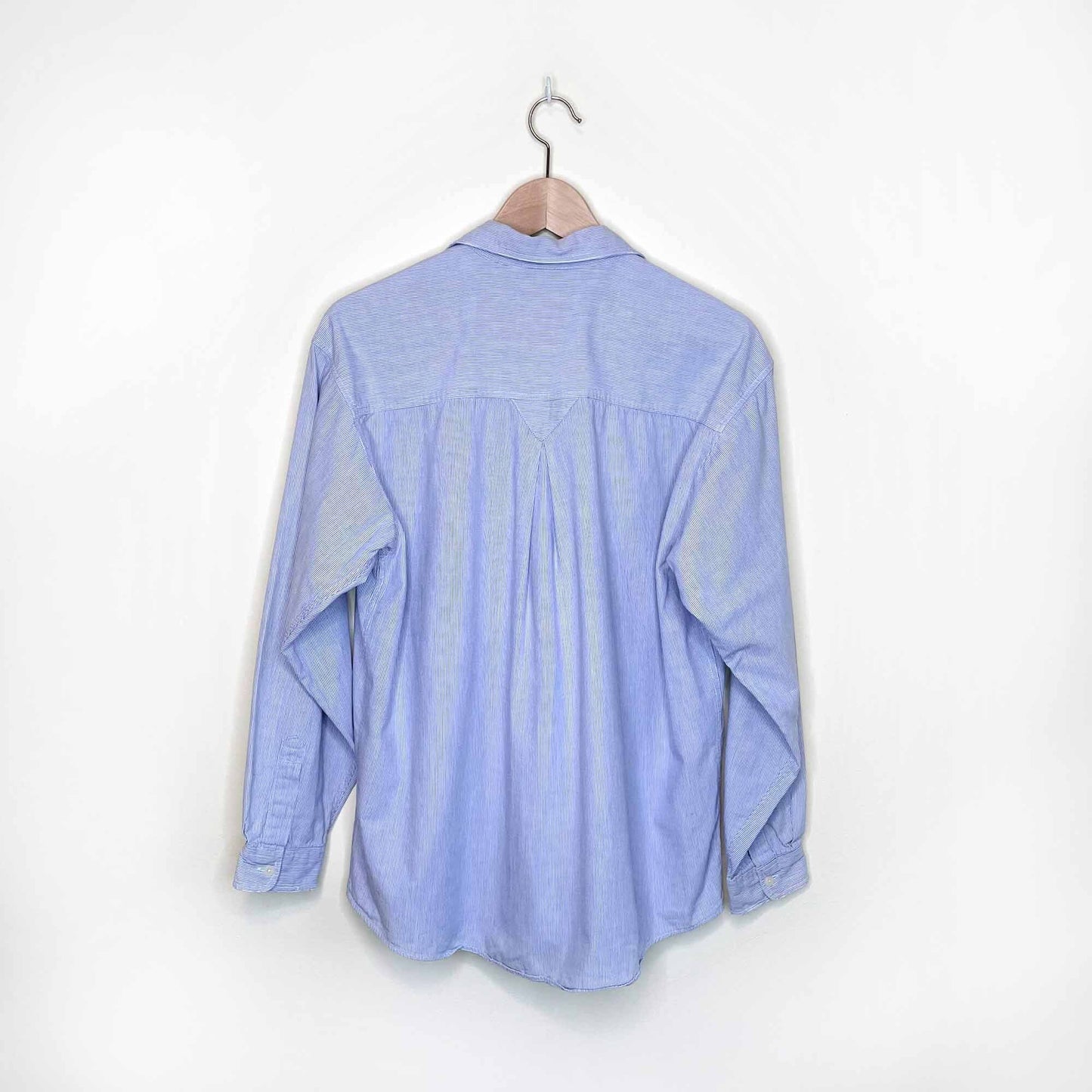 patagonia pin striped button down - size medium