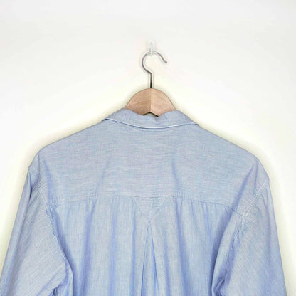 patagonia pin striped button down - size medium