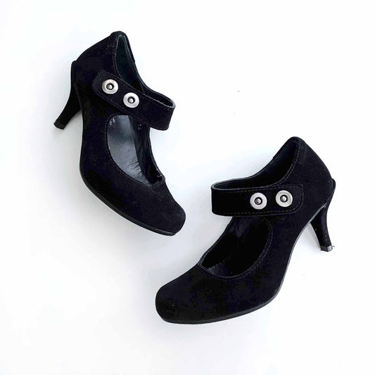 pedro garcia suede mary-jane pumps - size 36