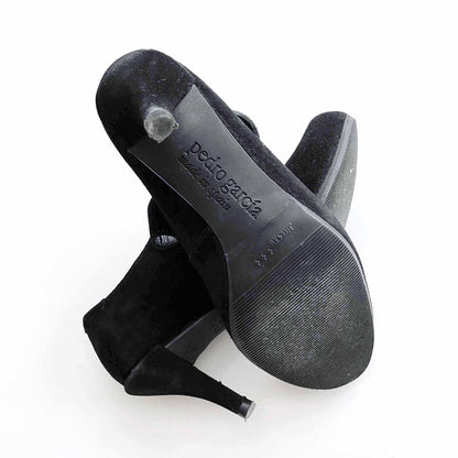 pedro garcia suede mary-jane pumps - size 36