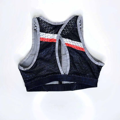 peloton high neck sports bra with mesh panel  - size xs