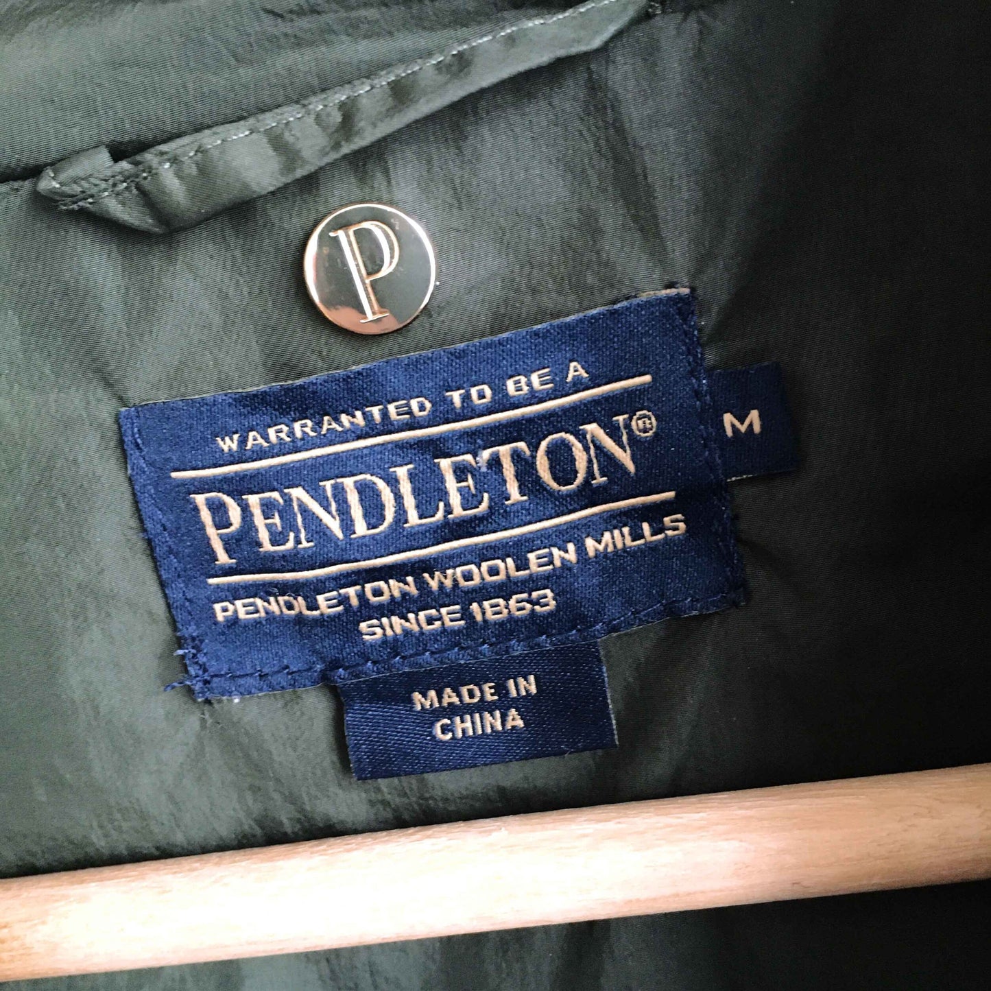 Pendelton quilted barn coat - size Medium
