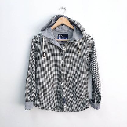 Penfield Check Hooded Shirt - size Small