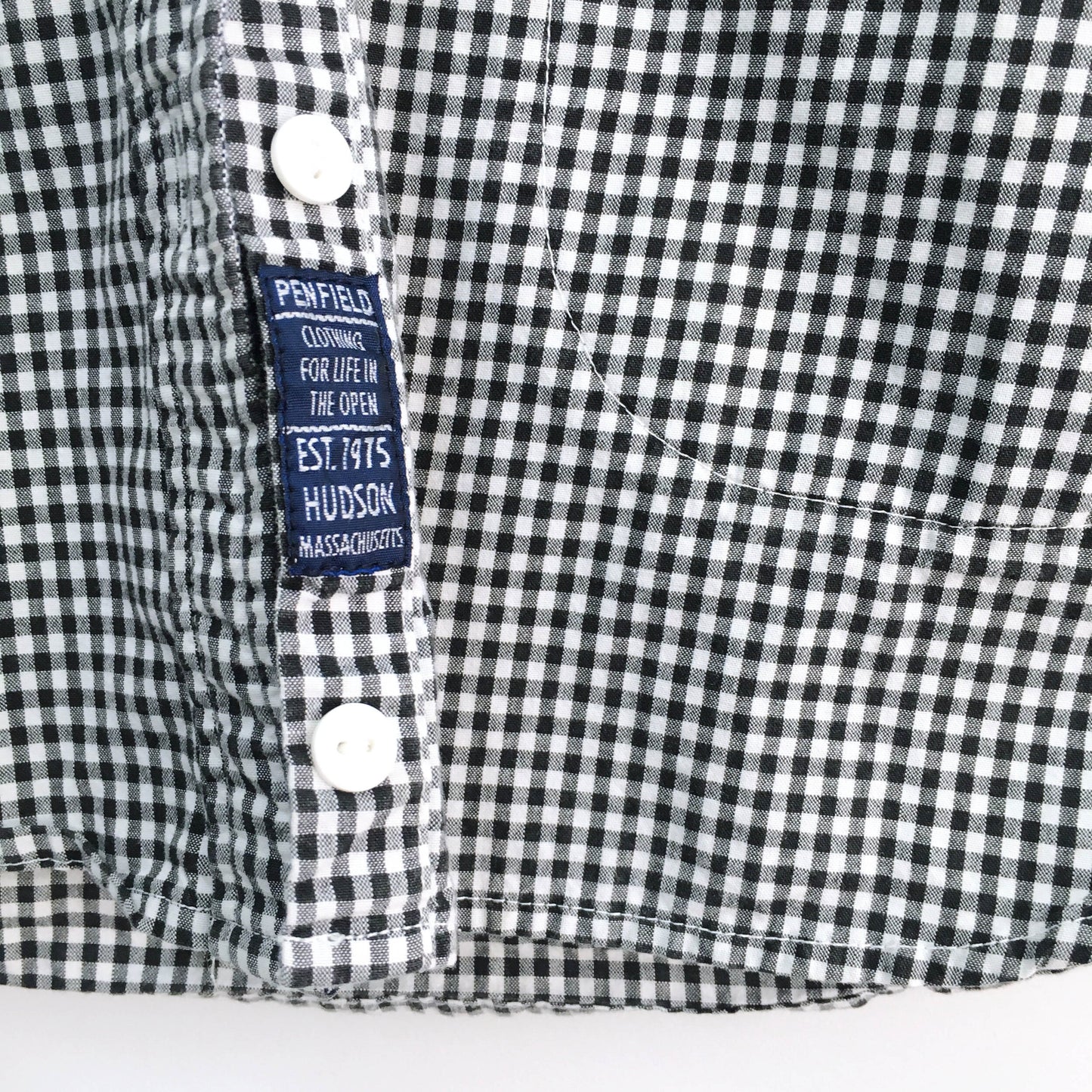 Penfield Check Hooded Shirt - size Small