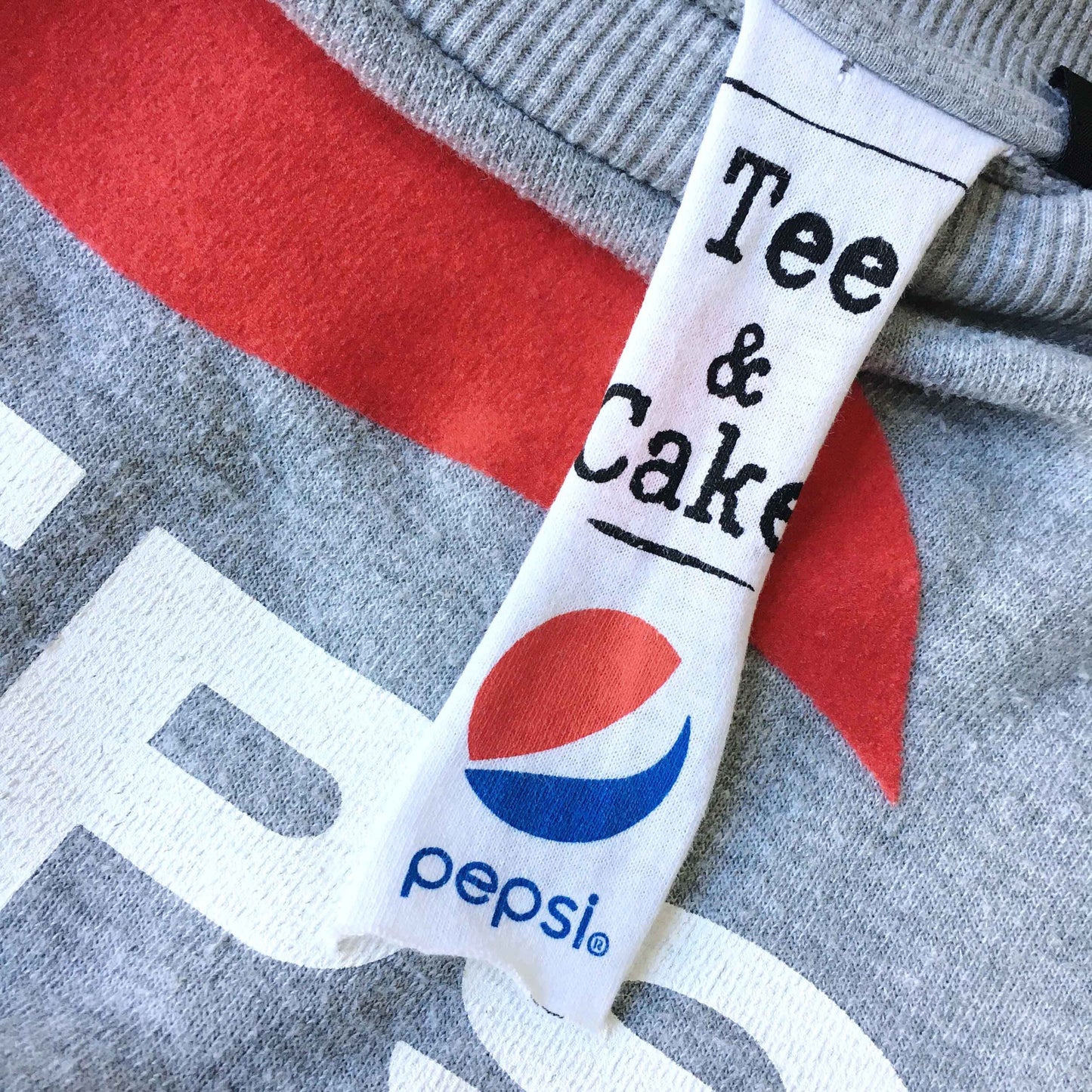 TOPSHOP Tee and Cake Pepsi Sweatshirt - size 6