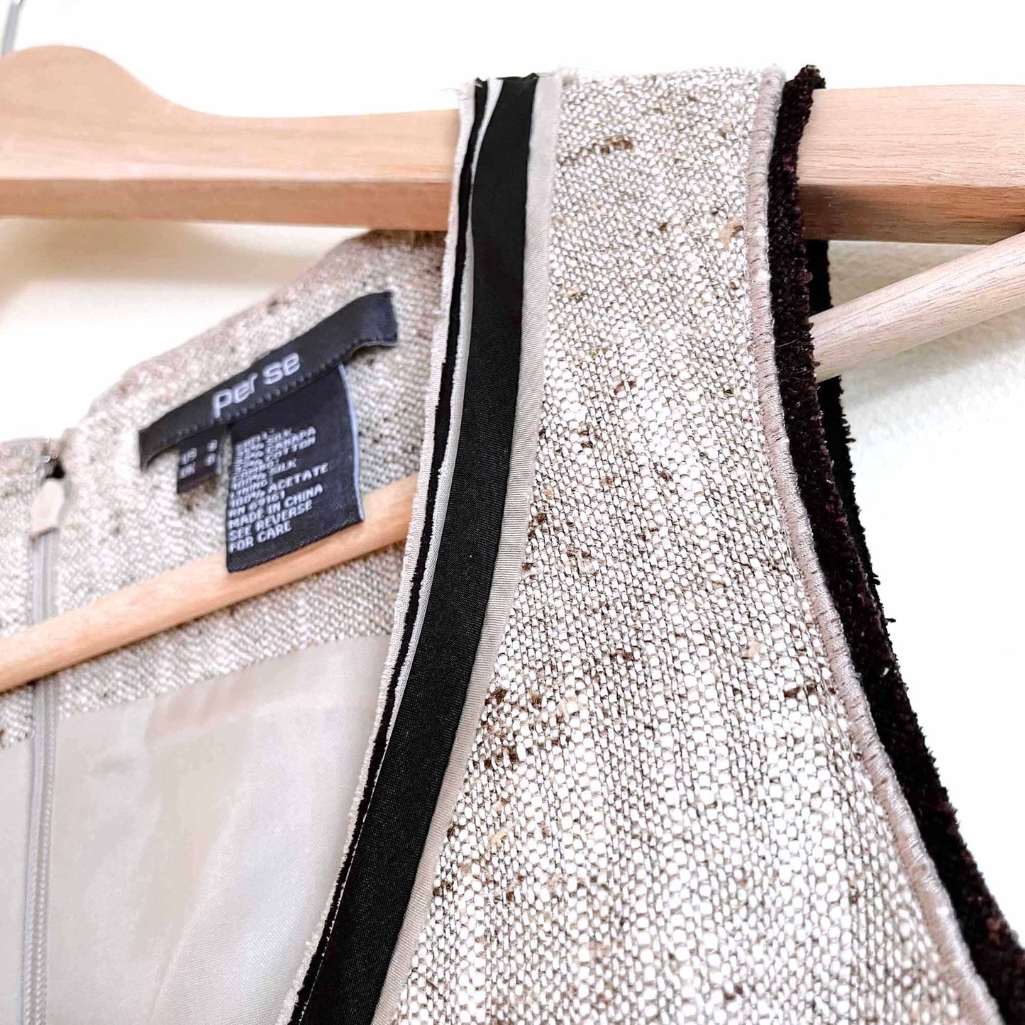 per se by carlisle silk career dress - size 6