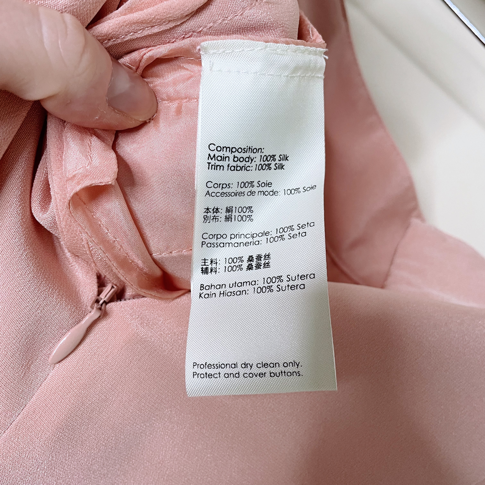 phillip lim pink silk pleated tapered trousers - size 2