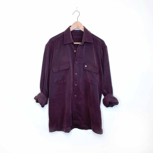 vintage pierre cardin button down shirt - size medium