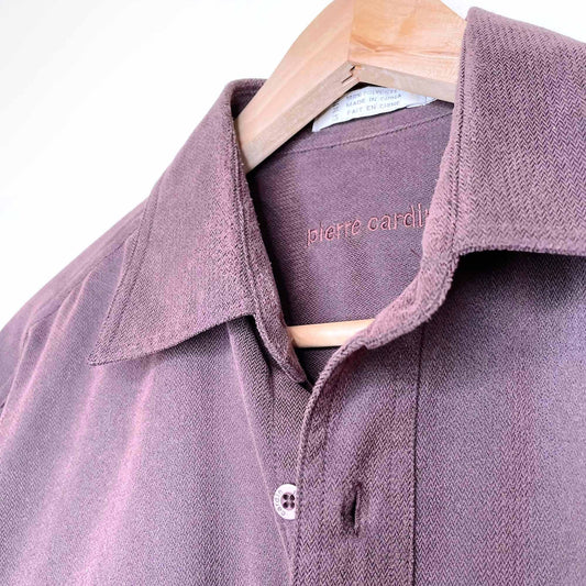 vintage pierre cardin button down shirt - size medium
