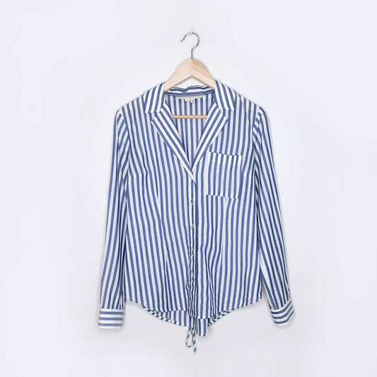 Pilcro and the Letterpress striped button down - size 4
