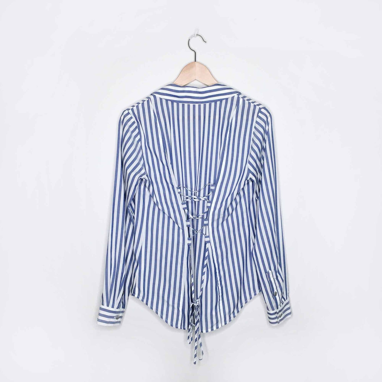 Pilcro and the Letterpress striped button down - size 4