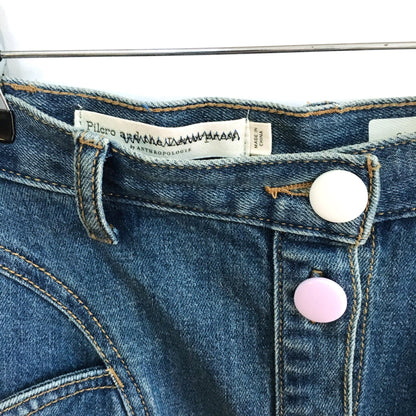 Pilcro Buttondown Denim Skirt - size 2