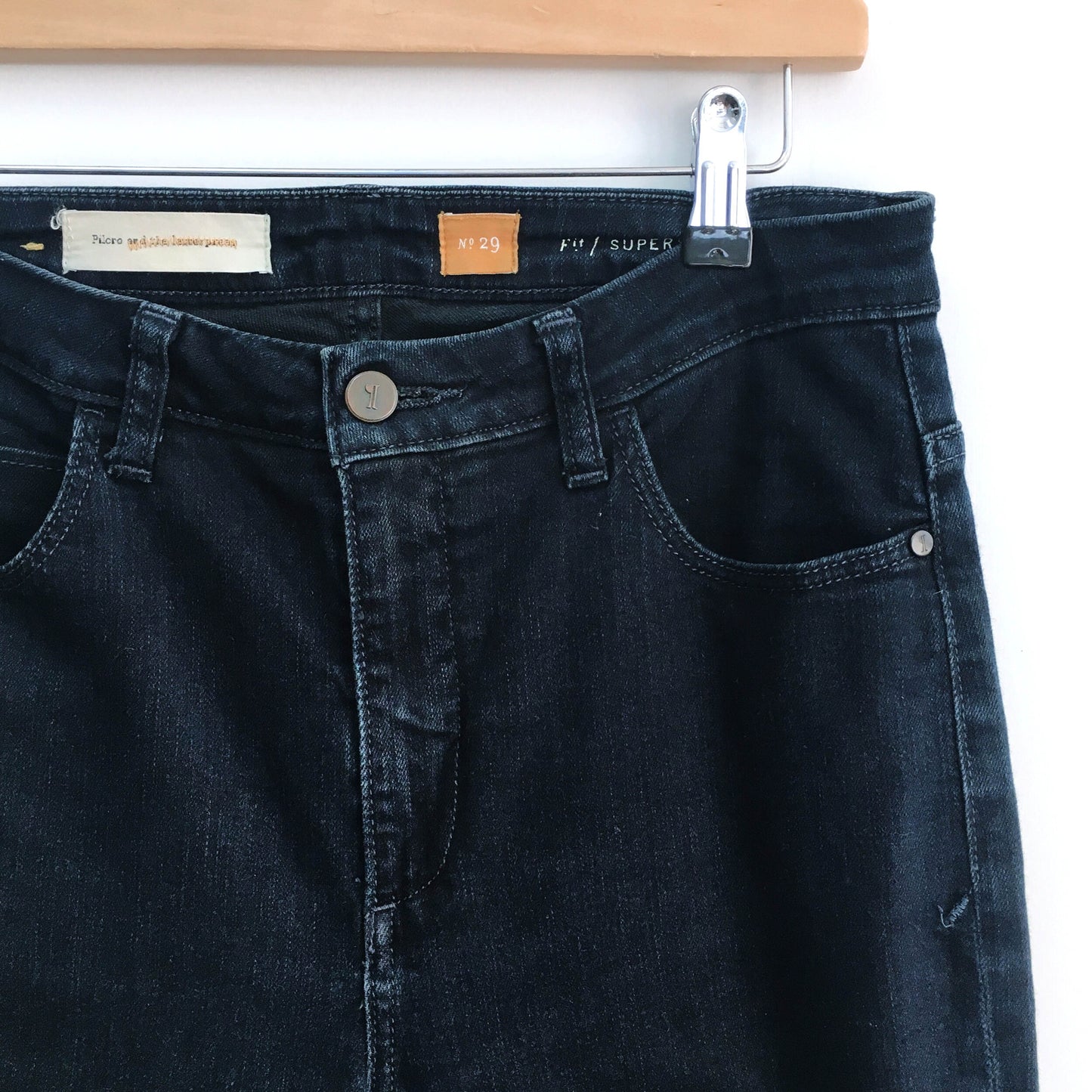 Pilcro and the Letterpress high rise skinny - size 29