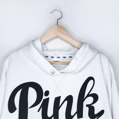 Victoria's Secret PINK varsity script hoodie - size Small