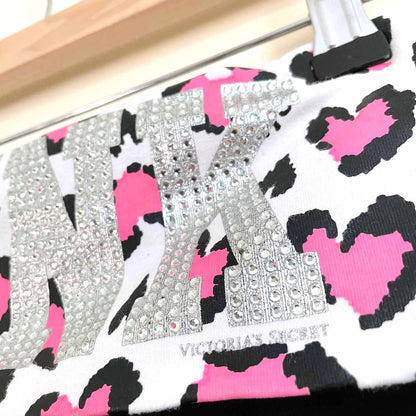 victoria's secret pink foldover incredible yoga flare pants - size xs