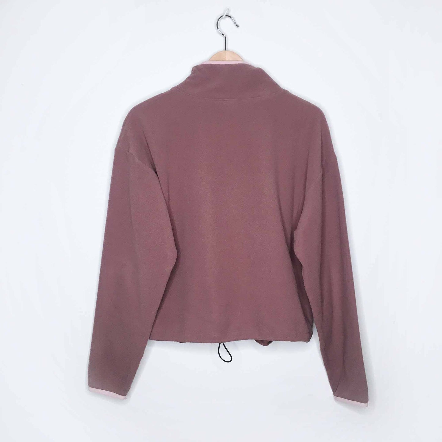 victoria's secret PINK 1/4 zip fleece sweater - size medium