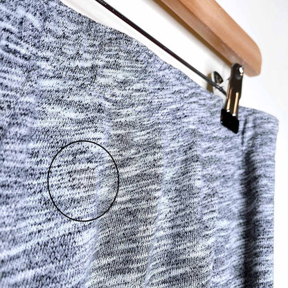 victoria's secret pink heather grey varsity lounge sweatpants - size small