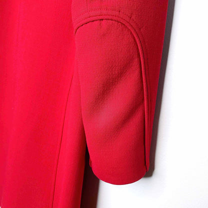 pink tartan 100% wool red jacket with mesh lining - size 4