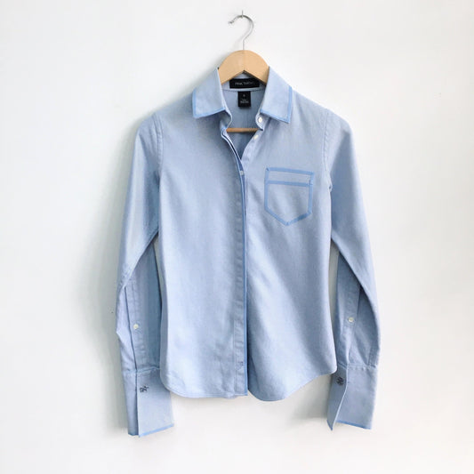 Pink Tartan striped shirt - size 0