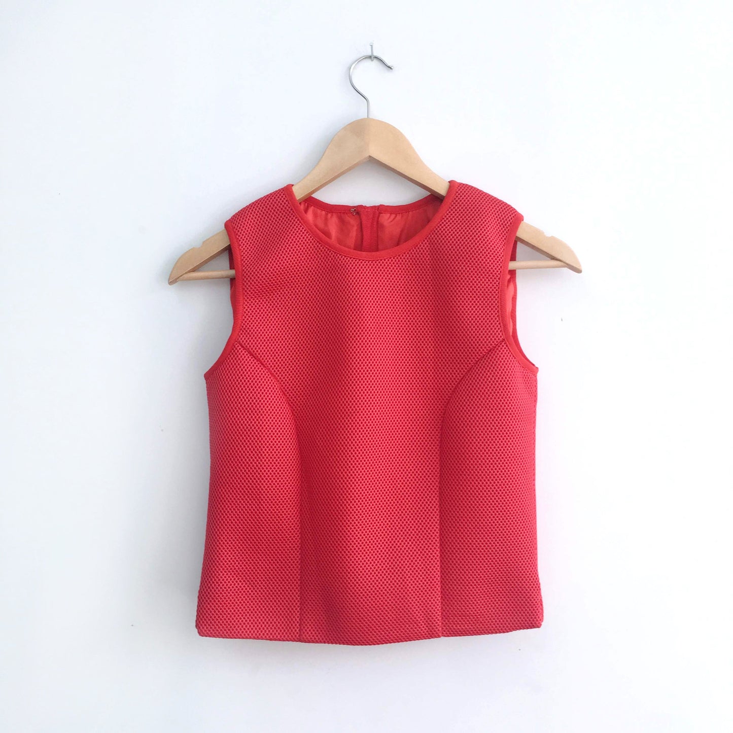 Pink Tartan Neoprene top - size 0