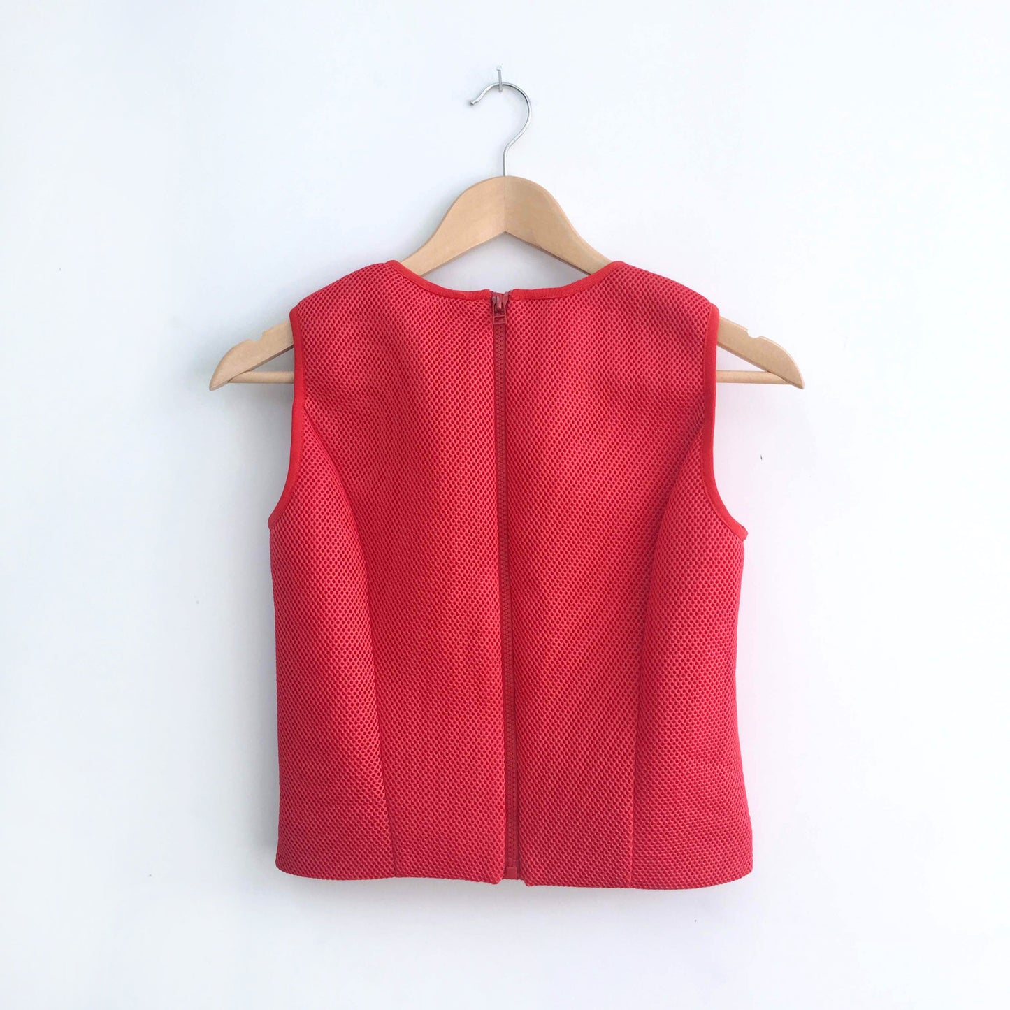 Pink Tartan Neoprene top - size 0